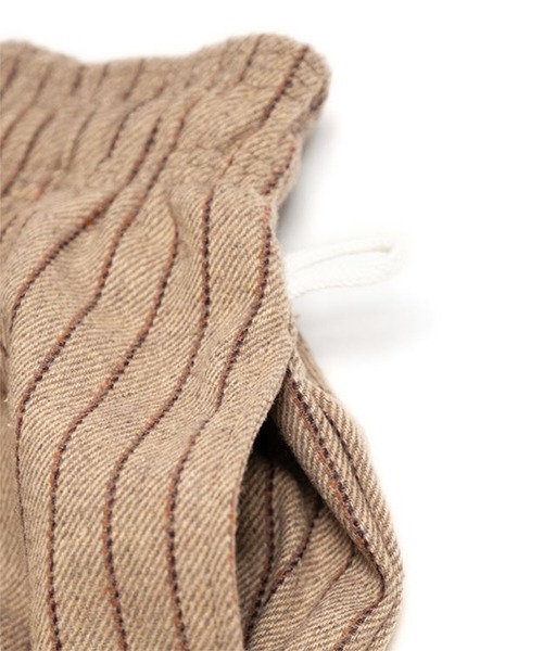 COOKMAN（クックマン）の「Cookman クックマン シェフパンツ イージーパンツ ウールミックス ストライプベージュ（その他パンツ・メンズ・ベージュ・SMALL/MEDIUM/LARGE）」の3枚目の写真