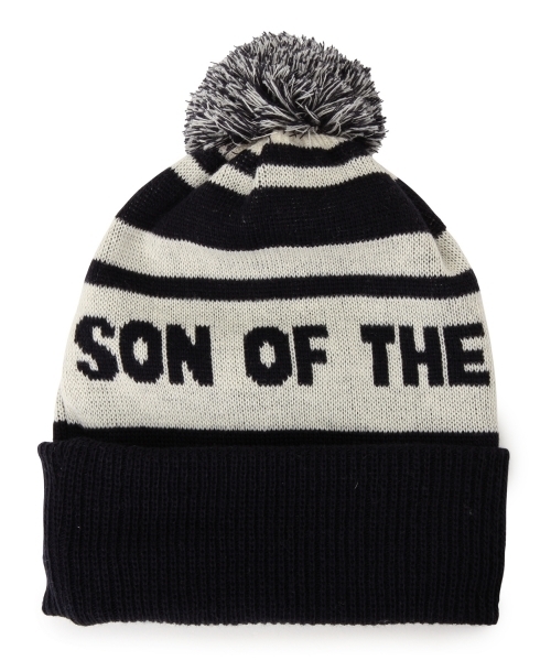 BEAMS T（ビームスティー）の「SON OF THE CHEESE / BONBONBON ニットキャップ（ニットキャップ/ビーニー・メンズ・レッド系その他/ネイビー・ONE SIZE）」の14枚目の写真