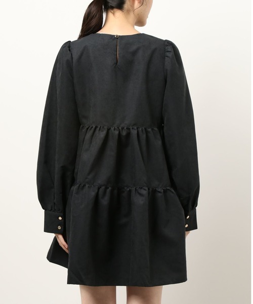 apres jour（アプレジュール）の「ピーチクロスティアードワンピース【ZOZOTOWN限定アイテム】（ワンピース・レディース・ブラック/ブラウン系その他/ライトベージュ・X-LARGE/フリー）」の12枚目の写真