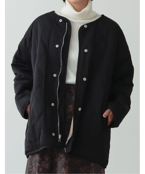 セール I W U アイダブリュー ユニセックス 親子ペア レディース メンズ ボア キルティングリサイクル中綿リバーシブルブルゾン ブルゾン Re Edit リエディ のファッション通販 Zozotown