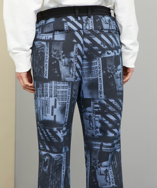 UNITED TOKYO（ユナイテッドトウキョウ）の「Ryuji Kamiyama グラフィックパンツ（スウェットパンツ・メンズ・ホワイト/ブルー・1/2/3）」の15枚目の写真