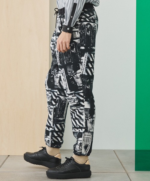 UNITED TOKYO（ユナイテッドトウキョウ）の「Ryuji Kamiyama グラフィックパンツ（スウェットパンツ・メンズ・ホワイト/ブルー・1/2/3）」の19枚目の写真