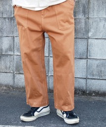 grn | ◇【ﾕﾆｾｯｸｽ】PAINTEREGGSTRETCHPANTS ｽﾄﾚｯﾁﾍﾟｲﾝﾀｰｴｯｸﾞﾊﾟﾝﾂ　ﾜｲﾄﾞﾊﾟﾝﾂ/ﾂｲﾙ/ﾃﾞﾆﾑ/ﾋｯｺﾘｰ(その他パンツ)