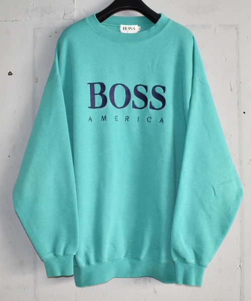BOSS(ボス)の「【ヴィンテージ古着】90's BOSS/ボス ロゴ クルー アウトレットの場合 90s スウェット BOSS スウェット