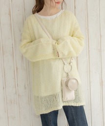 Mysa&Liina | メッシュニット×長袖TシャツSET(ニット/セーター)