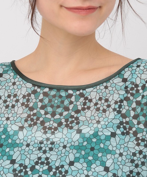 チチカカ（チチカカ）の「バティックタイルワンピース（ワンピース・レディース・レッド/イエロー/ブルー・FREE）」の13枚目の写真