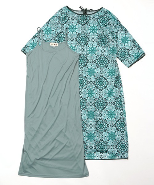 チチカカ（チチカカ）の「バティックタイルワンピース（ワンピース・レディース・レッド/イエロー/ブルー・FREE）」の21枚目の写真