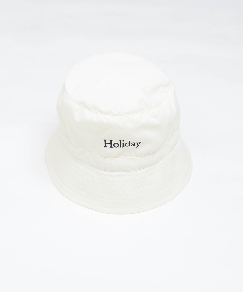 holiday ホリデイ ハット HOLIDAY（ホリデイ）の「HOLIDAY BUCKET HAT ホリデイバケット