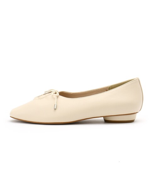 AG by aquagirl（エージーバイアクアガール）の「◆スクエアギャザーリボンフラットシューズ（その他シューズ・レディース・ブラック/ベージュ/オフホワイト・02/03）」の10枚目の写真