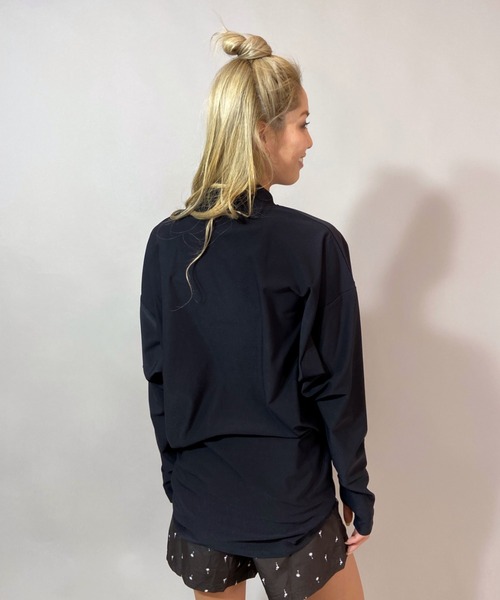 Ocean Pacific（オーシャンパシフィック）の「OP/オーピー 水陸両用無地 ラッシュロンT 521452（ラッシュガード・レディース・ホワイト/ブラック/ベージュ/グリーン・M/L）」の14枚目の写真