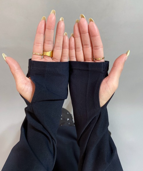 Ocean Pacific（オーシャンパシフィック）の「OP/オーピー 水陸両用無地 ラッシュロンT 521452（ラッシュガード・レディース・ホワイト/ブラック/ベージュ/グリーン・M/L）」の15枚目の写真