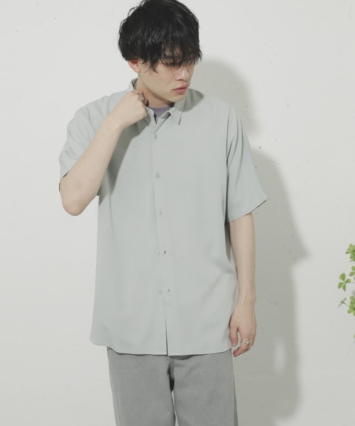 SENSE OF PLACE by URBAN RESEARCH（センスオブプレイスバイアーバンリサーチ）の「ドルマンスリーブシャツ(5分袖)（シャツ/ブラウス・メンズ・グリーン/ベージュ/モカ/ライトベージュ/ブラウン系その他/ライトブルー/ブラウン・MEDIUM/LARGE）」の12枚目の写真