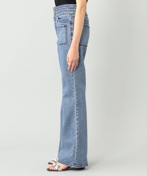 Diagram（ダイアグラム）の「フレアデニムパンツ（デニムパンツ・レディース・サックスブルー/インディゴブルー・36/34/38）」の16枚目の写真