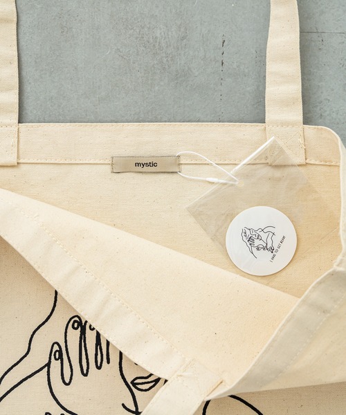 mystic（ミスティック）の「ANNIE トート（トートバッグ・レディース・ベージュ・FREE）」の6枚目の写真