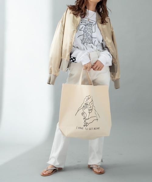 mystic（ミスティック）の「ANNIE トート（トートバッグ・レディース・ベージュ・FREE）」の4枚目の写真