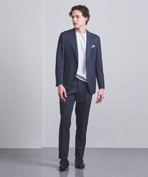 Caruso（カルーゾ）の「＜CARUSO（カルーゾ）＞ ブルー メランジ 2B スーツ AIDA（スーツセット・メンズ）」