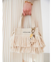 ALEXIA STAM | Square Fringe Small Tote Bag/スクエアフリンジスモールトートバック(トートバッグ)