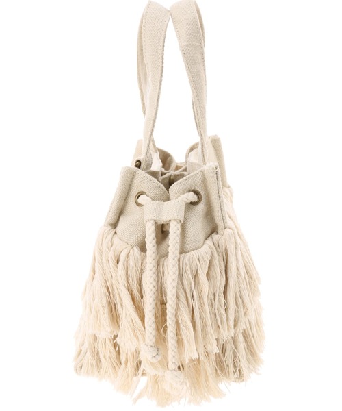 【専用】ALEXIA STAM アイボリー トートバッグ ALEXIA STAM（アリシアスタン）の「Fringe Large Tote Bag Ivory