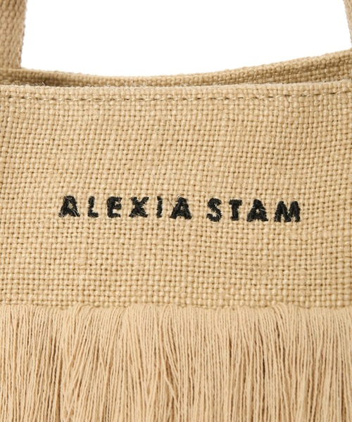 アリシアスタン　フリンジスクエアトートバッグ ALEXIA STAM（アリシアスタン）の「Square Fringe Small Tote
