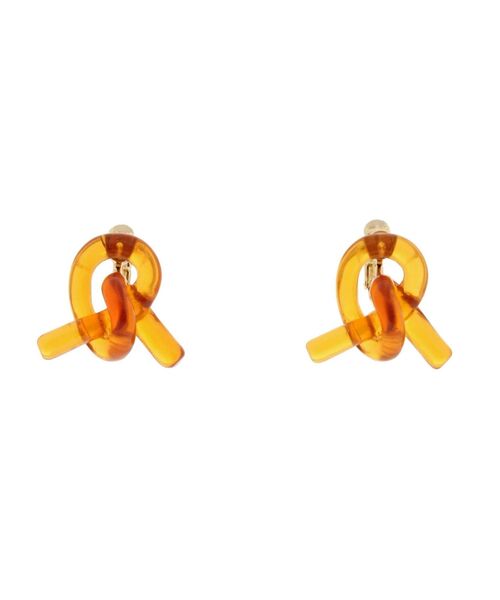 MERCURYDUO（マーキュリーデュオ）の「アクリルツイストイヤリング（イヤリング・レディース・ブラウン/ミント・FREE）」の3枚目の写真
