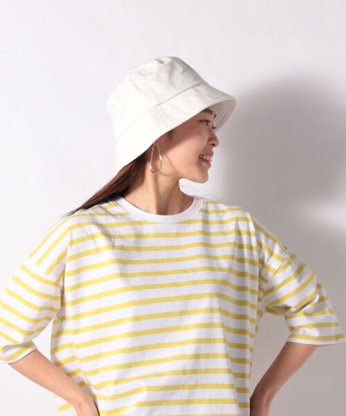 fredy repit(フレディレピ)の「コットンダウン バケットハット(ハット・レディース・ブラック/ベージュ/オフホワイト・FREE)」の8枚目の写真