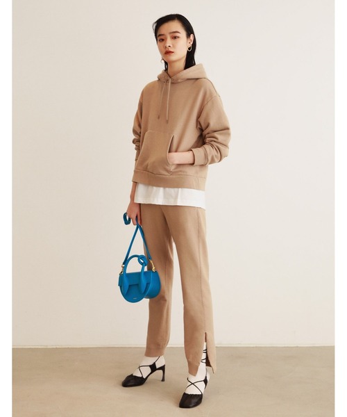 forget-me-nots（フォーゲットミーノッツ）の「ESSENTIAL スリット スウェットパンツ FMN210011（スウェットパンツ・レディース・ライトブルー/ベージュ/ブラック・MEDIUM/SMALL）」の21枚目の写真