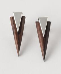 LOEFF | 別注<Haute Joaillerie AKIO MORI(オート ジュエラー アキオ モリ)> 黒檀 SV イヤリング(イヤリング)