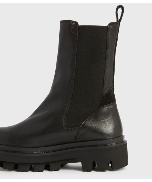 ALLSAINTS（オールセインツ）の「BILLIE LEATHER BOOTS | BILLIE レザー ブーツ（ブーツ・レディース・ブラック・UK5/UK6/UK4）」の2枚目の写真