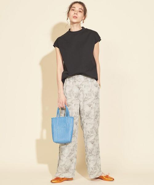 BEAUTY&YOUTH UNITED ARROWS(ビューティーアンドユースユナイテッドアローズ)の「BY∴ シアーマーブルプリントイージーパンツ -ウォッシャブル-(その他パンツ・レディース・ライトグレー/ターコイズブルー・S/M)」の18枚目の写真