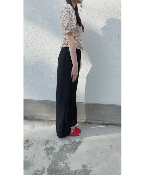 Clice de Paris（クリシェドゥパリス）の「K/シャイニーパンツ（その他パンツ・レディース・ブラック/オフホワイト/ミント・ONESIZE）」の11枚目の写真