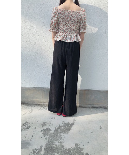 Clice de Paris（クリシェドゥパリス）の「K/シャイニーパンツ（その他パンツ・レディース・ブラック/オフホワイト/ミント・ONESIZE）」の12枚目の写真