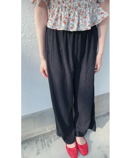 Clice de Paris（クリシェドゥパリス）の「K/シャイニーパンツ（その他パンツ・レディース・ブラック/オフホワイト/ミント・ONESIZE）」の13枚目の写真