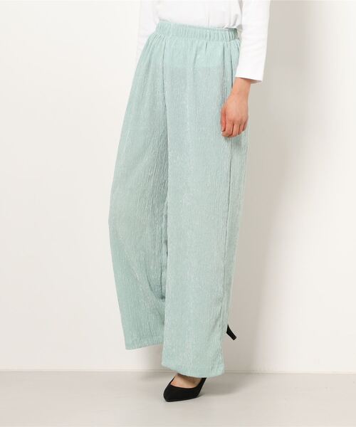 Clice de Paris（クリシェドゥパリス）の「K/シャイニーパンツ（その他パンツ・レディース・ブラック/オフホワイト/ミント・ONESIZE）」の16枚目の写真