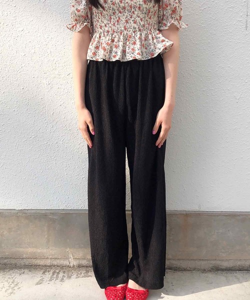 Clice de Paris（クリシェドゥパリス）の「K/シャイニーパンツ（その他パンツ・レディース・ブラック/オフホワイト/ミント・ONESIZE）」の7枚目の写真