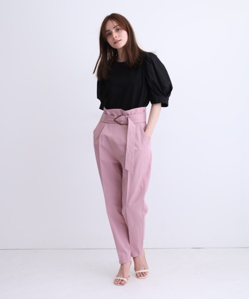 【1度着用のみ美品】 カデュネ 袖コンシャスカットソー シャツ ブラウス CADUNE（カデュネ）の「袖コンシャスカットソー（Tシャツ