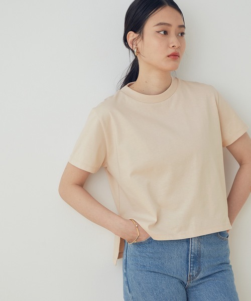 ADAM ET ROPE'(アダムエロペ)の「【UVケア】ファンデーションコンパクトTシャツ(Tシャツ/カットソー・レディース・ホワイト/ダークブラウン/ベージュ・FREE)」の2枚目の写真