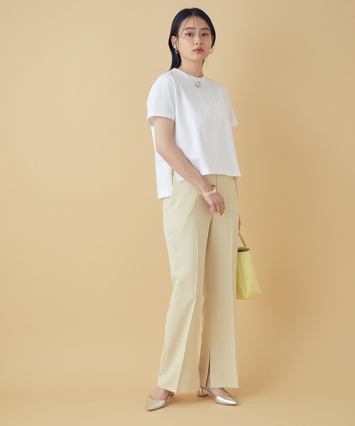 ADAM ET ROPE'(アダムエロペ)の「【UVケア】ファンデーションコンパクトTシャツ(Tシャツ/カットソー・レディース・ホワイト/ダークブラウン/ベージュ・FREE)」の4枚目の写真