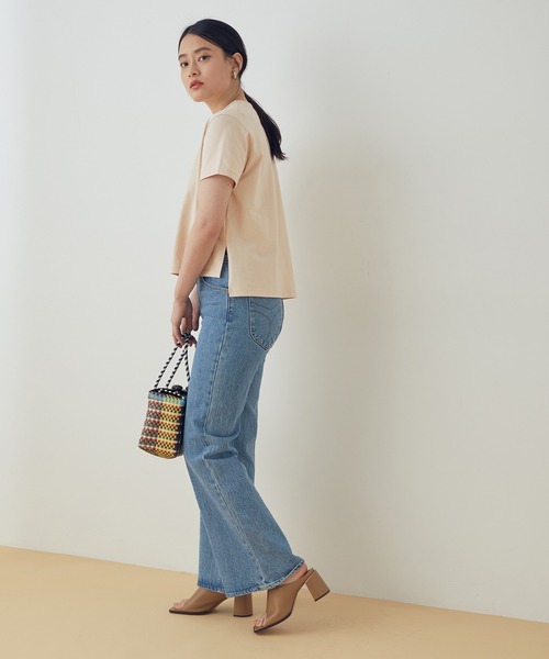 ADAM ET ROPE'(アダムエロペ)の「【UVケア】ファンデーションコンパクトTシャツ(Tシャツ/カットソー・レディース・ホワイト/ダークブラウン/ベージュ・FREE)」の5枚目の写真