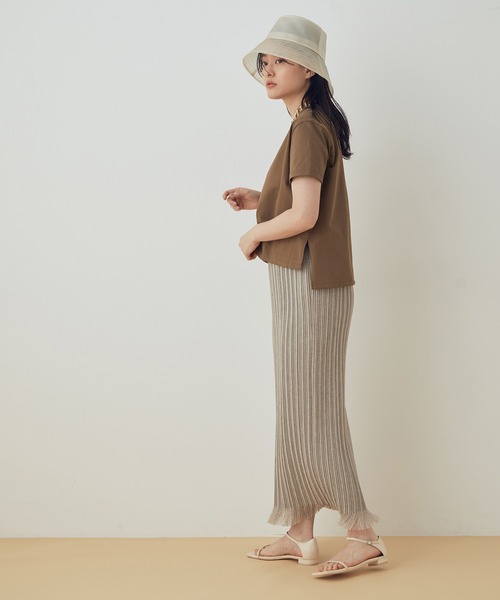 ADAM ET ROPE'(アダムエロペ)の「【UVケア】ファンデーションコンパクトTシャツ(Tシャツ/カットソー・レディース・ホワイト/ダークブラウン/ベージュ・FREE)」の7枚目の写真