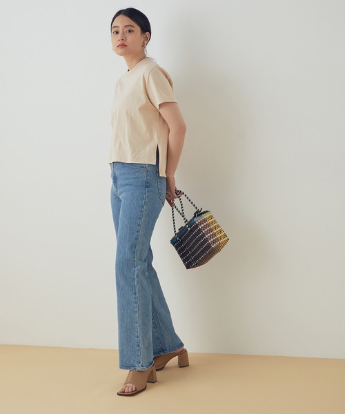 ADAM ET ROPE'(アダムエロペ)の「【UVケア】ファンデーションコンパクトTシャツ(Tシャツ/カットソー・レディース・ホワイト/ダークブラウン/ベージュ・FREE)」の16枚目の写真