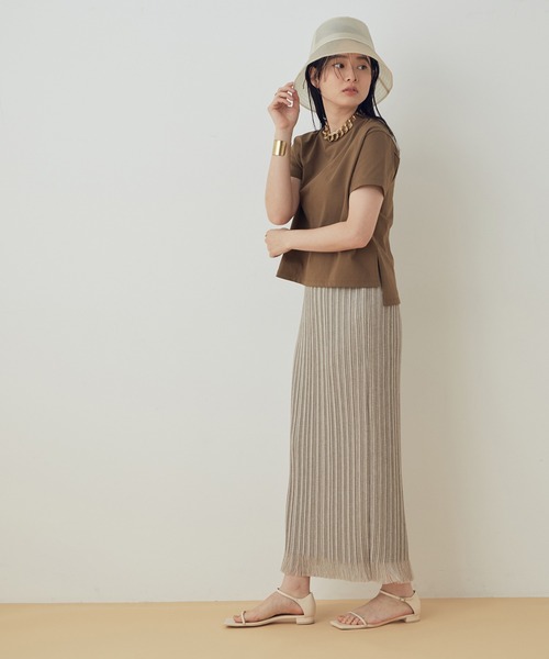 ADAM ET ROPE'(アダムエロペ)の「【UVケア】ファンデーションコンパクトTシャツ(Tシャツ/カットソー・レディース・ホワイト/ダークブラウン/ベージュ・FREE)」の17枚目の写真