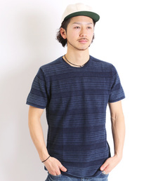 Denime | 【SUFFE】KNIT BORDER S/S TEE(Tシャツ/カットソー)
