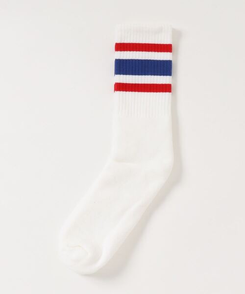 SOCCO（ソッコ）の「/SOCCO/STRIPED CREW SOCKS（ソックス/靴下・メンズ・その他1/その他2/その他3/その他4/その他5/その他6/その他7/その他8/その他10/その他9・S/M/L/XL）」の3枚目の写真