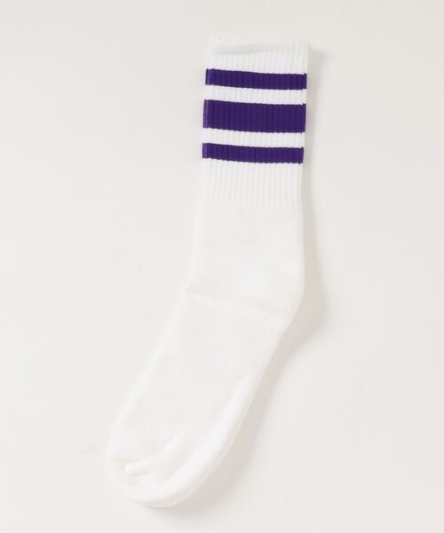 SOCCO（ソッコ）の「/SOCCO/STRIPED CREW SOCKS（ソックス/靴下・メンズ・その他1/その他2/その他3/その他4/その他5/その他6/その他7/その他8/その他10/その他9・S/M/L/XL）」の7枚目の写真