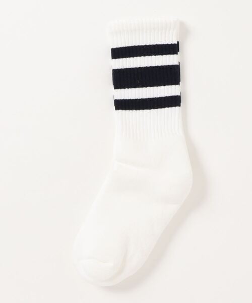SOCCO（ソッコ）の「/SOCCO/STRIPED CREW SOCKS（ソックス/靴下・メンズ・その他1/その他2/その他3/その他4/その他5/その他6/その他7/その他8/その他10/その他9・S/M/L/XL）」の9枚目の写真