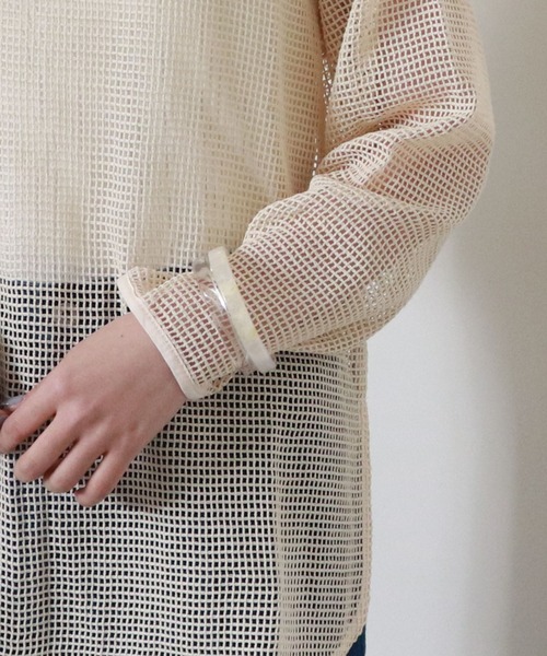 archives（アルシーヴ）の「マーブル×クリアバングルセット（ブレスレット・レディース・オフホワイト・FREE）」の2枚目の写真