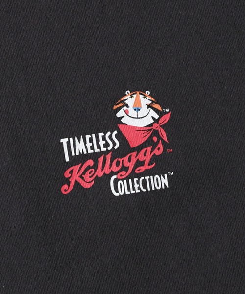 Right-on（ライトオン）の「「Vintage Kelloggs」プリントTシャツ（Tシャツ/カットソー・メンズ・ブラック/オフホワイト/グリーン・M/L/XL）」の18枚目の写真