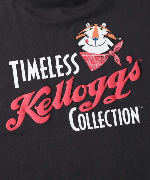 Right-on（ライトオン）の「「Vintage Kelloggs」プリントTシャツ（Tシャツ/カットソー・メンズ・ブラック/オフホワイト/グリーン・M/L/XL）」の20枚目の写真