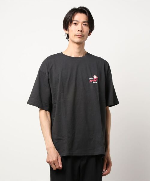 Right-on（ライトオン）の「「Vintage Kelloggs」プリントTシャツ（Tシャツ/カットソー・メンズ・ブラック/オフホワイト/グリーン・M/L/XL）」の9枚目の写真