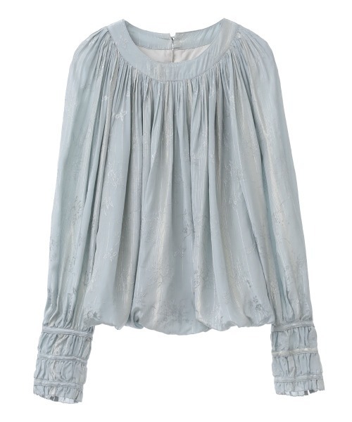 シャツ/ブラウス(長袖/七分) CLANE - CLANE LAME STRIPE FLOWER TOPS CLANE - CLANE LAME STRIPE FLOWER TOPSの通販 by miri's shop